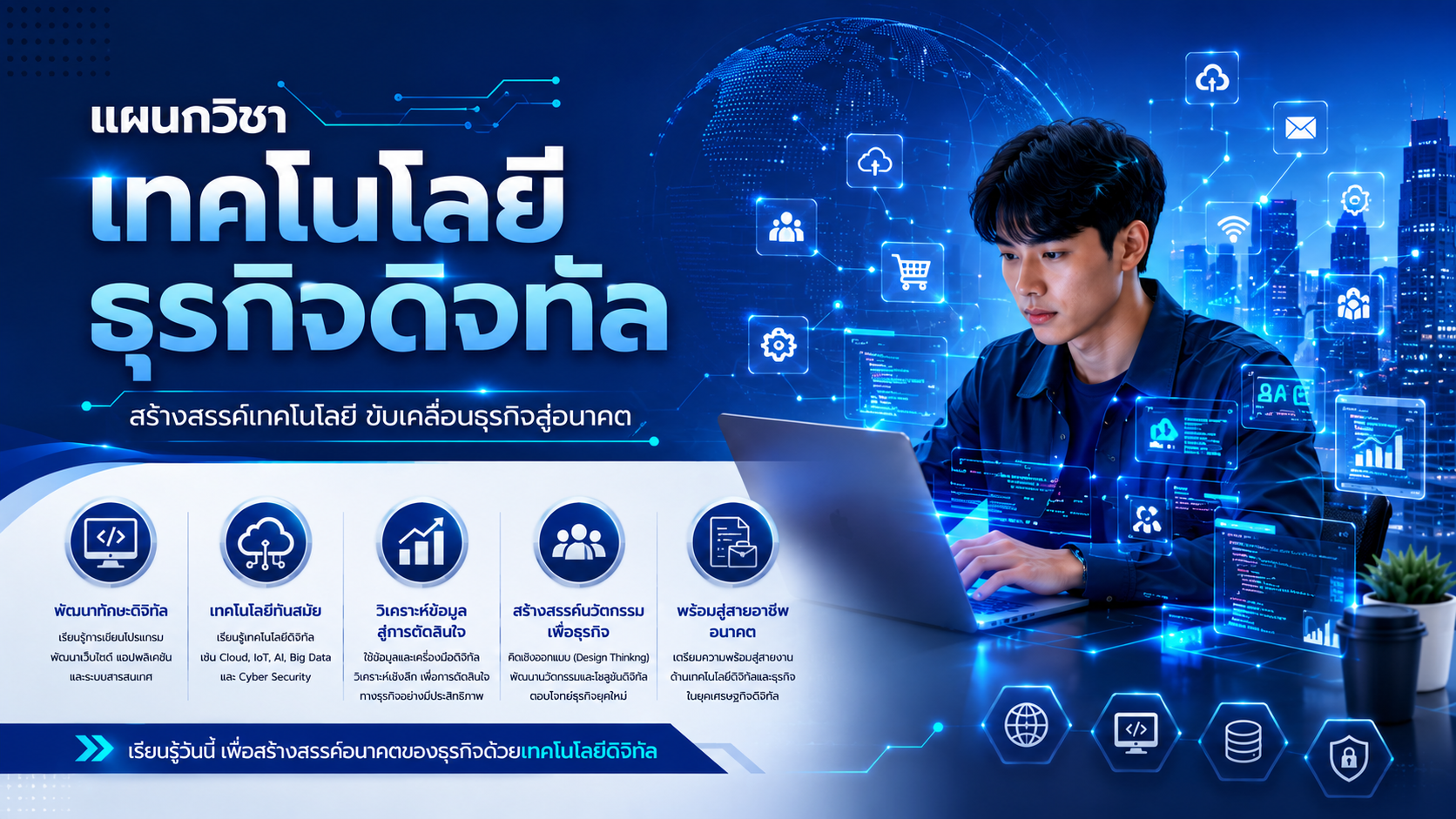 แผนกวิชาเทคโนโลยีธุรกิจดิจทัล